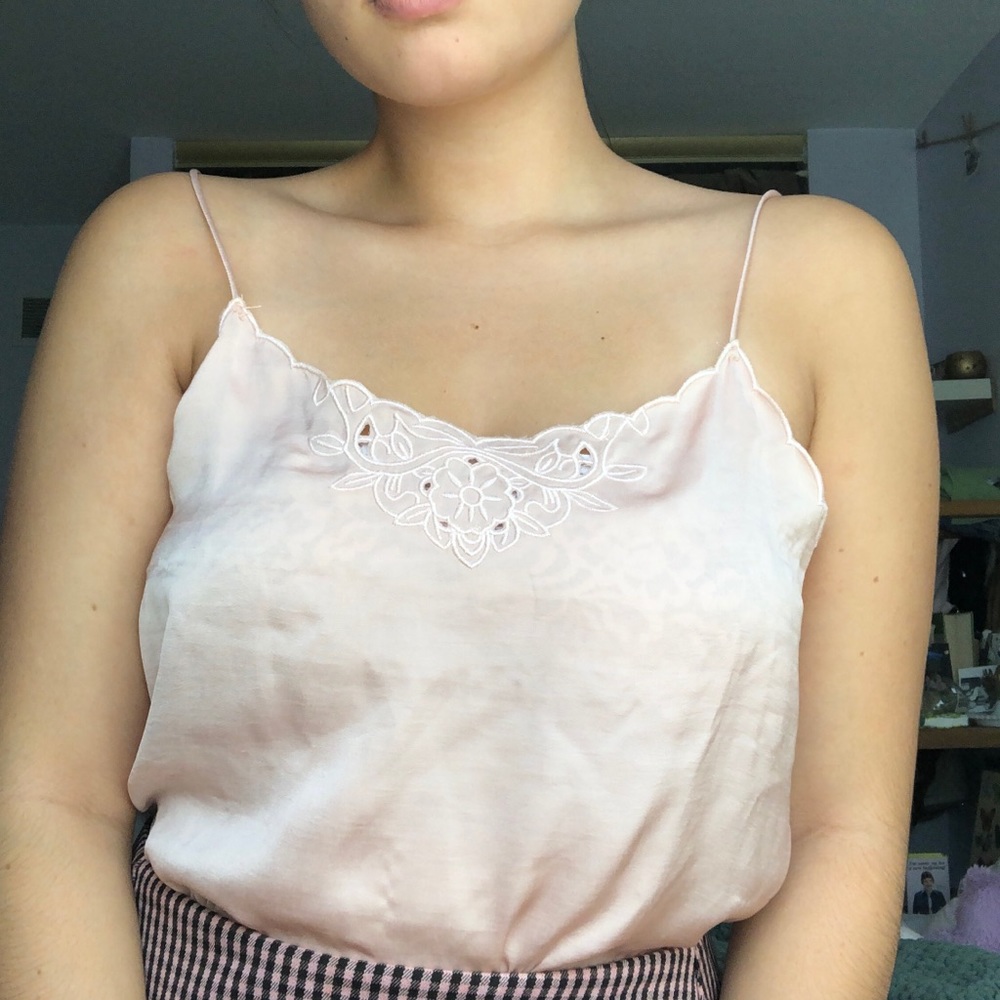 pink camisole top